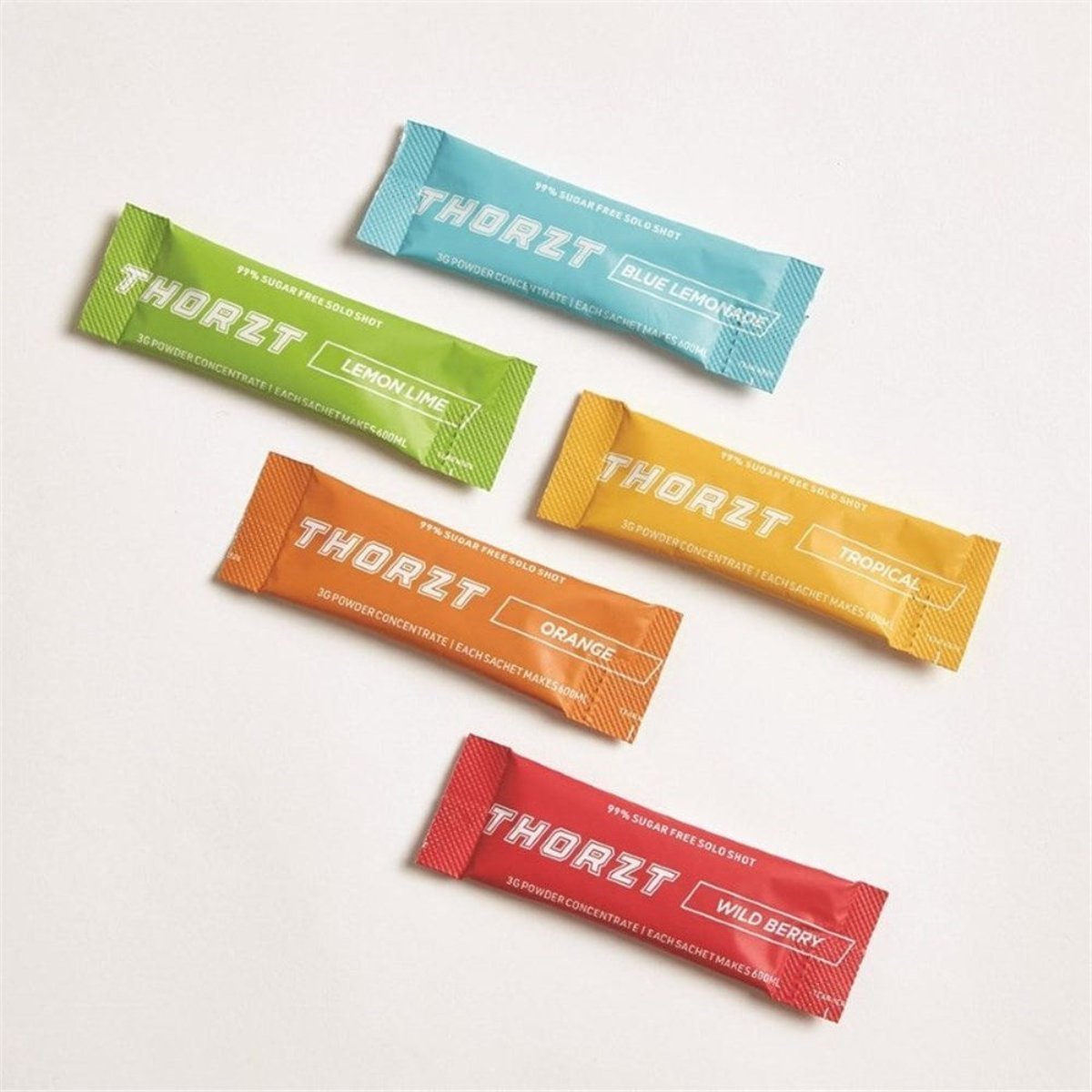 THORZT - Sugar Free Solo Shots 5 Flavour Mixed Pack - AJP Industrial Supplies - SSSFMIX