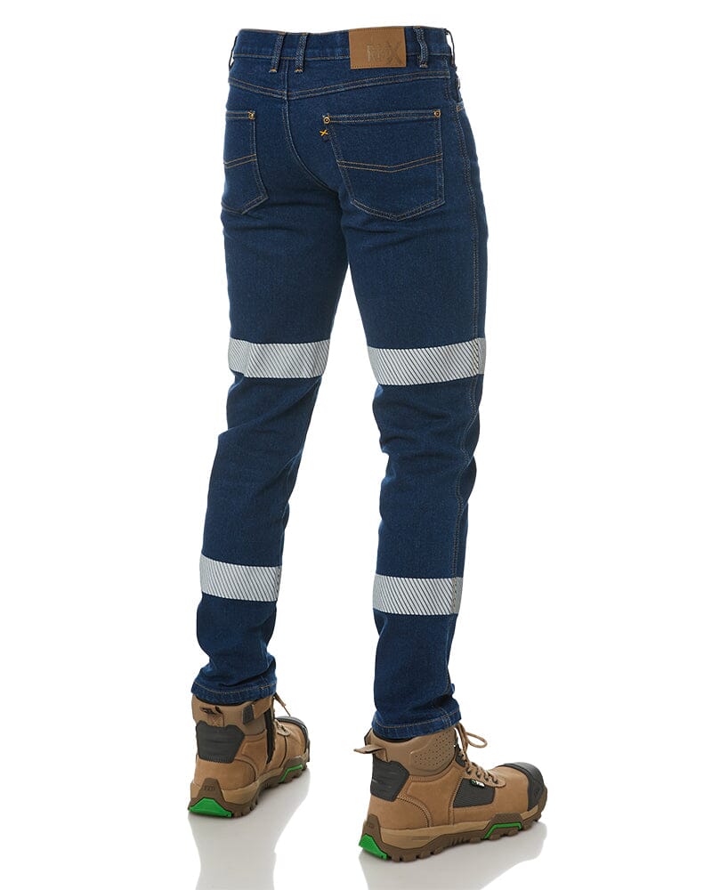 Tradies RMX Flexible Stretch Jeans with Tape Value Pack - Denim - AJP Industrial Supplies - ritemate - tp - rmx007r - 77