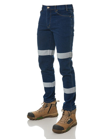 Tradies RMX Flexible Stretch Jeans with Tape Value Pack - Denim - AJP Industrial Supplies - ritemate - tp - rmx007r - 77