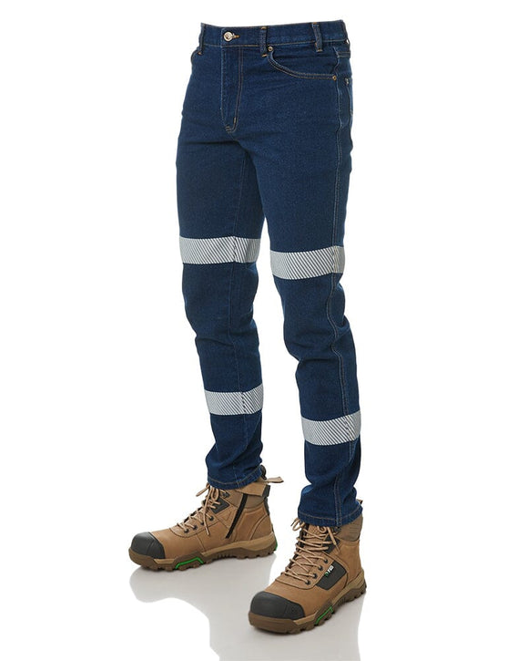 Tradies RMX Flexible Stretch Jeans with Tape Value Pack - Denim - AJP Industrial Supplies - ritemate - tp - rmx007r - 77