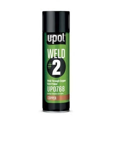 Upol Weld 2 Weld Through Copper Rich Primer 450ml Aerosol - Paint - AJP Industrial Supplies - 03G - WELDZ/AL