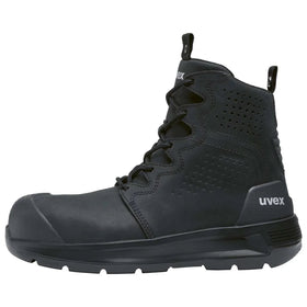 Uvex 3 X - Flow Lace Up Safety Boots (Black) - AJP Industrial Supplies - 