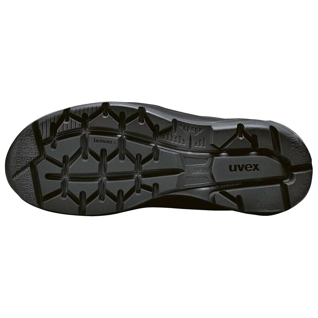 Uvex 3 X - Flow Lace Up Safety Boots (Black) - AJP Industrial Supplies - 