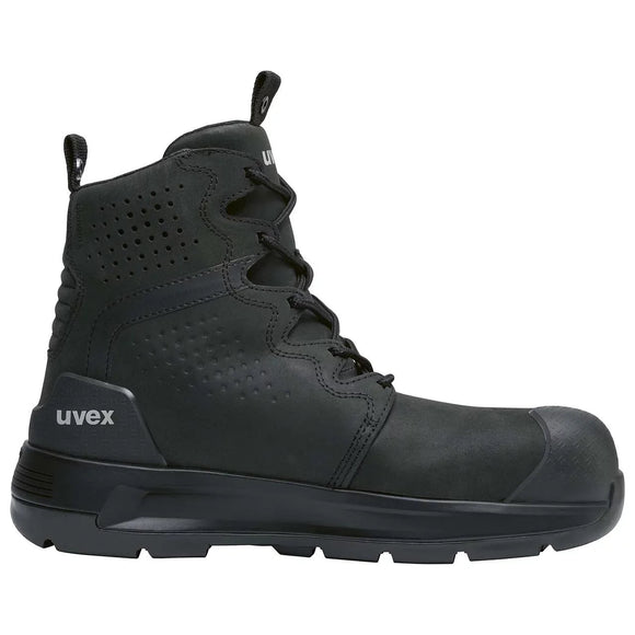 Uvex 3 X - Flow Lace Up Safety Boots (Black) - AJP Industrial Supplies - 