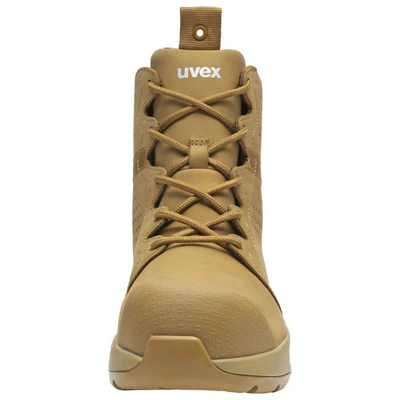 Uvex 3 X - Flow Lace Up Safety Boots (Wheat) - AJP Industrial Supplies - 
