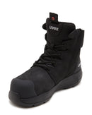 Womens 3 x - flow Zip Side Safety Boot - Black - AJP Industrial Supplies - uvex - 65447 - 6n