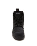 Womens 3 x - flow Zip Side Safety Boot - Black - AJP Industrial Supplies - uvex - 65447 - 6n