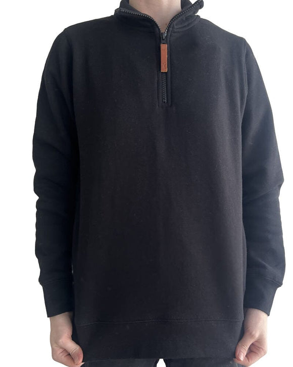 Womens Classic Zipper Fleece Pullover - Black - AJP Industrial Supplies - ritemate - rmpc051 - blk - 6