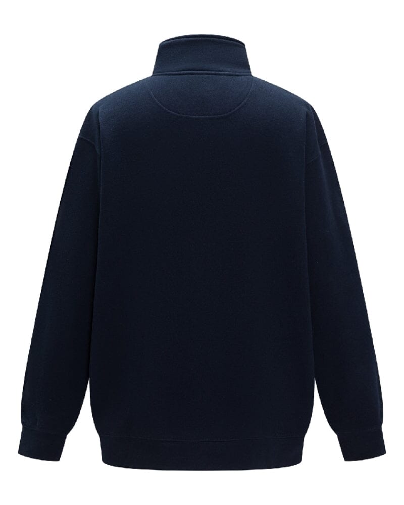 Womens Classic Zipper Fleece Pullover - French Navy - AJP Industrial Supplies - ritemate - rmpc051 - fn - 6