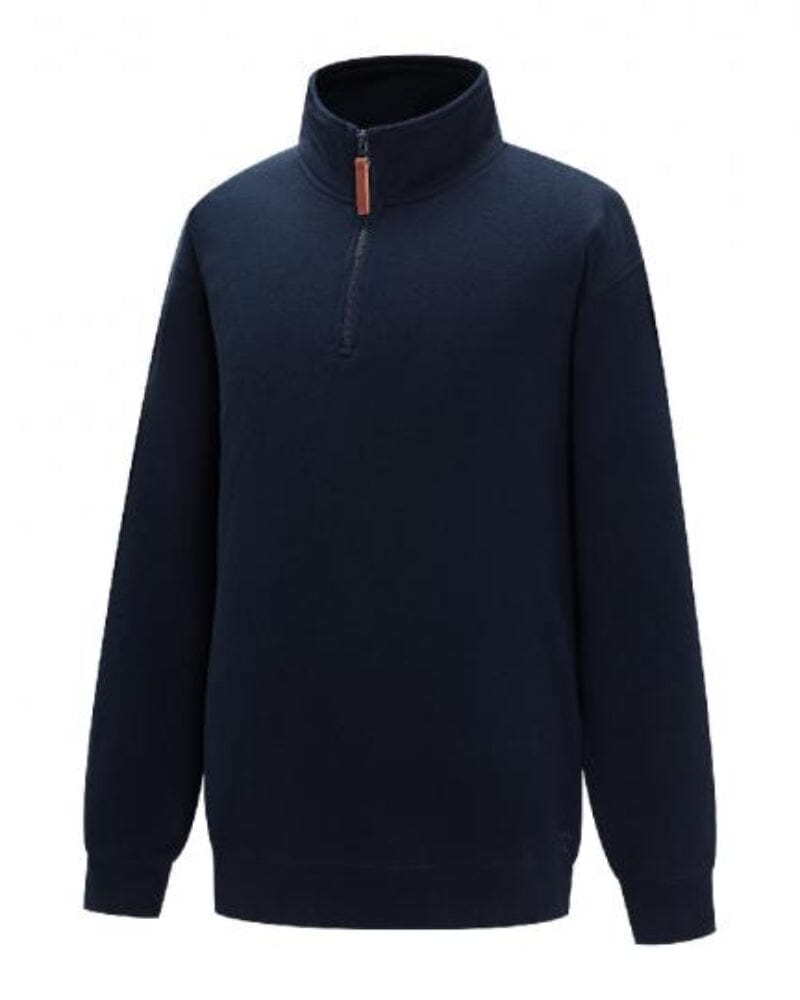 Womens Classic Zipper Fleece Pullover - French Navy - AJP Industrial Supplies - ritemate - rmpc051 - fn - 6