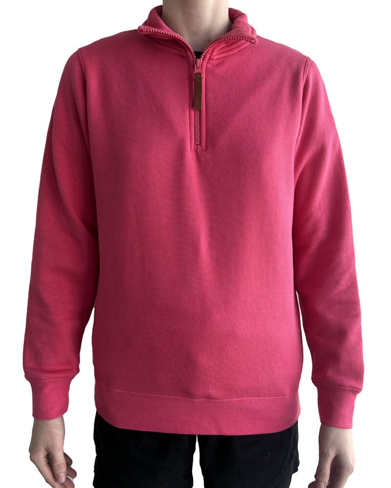 Womens Classic Zipper Fleece Pullover - Fruit Dove - AJP Industrial Supplies - ritemate - rmpc051 - fd - 6