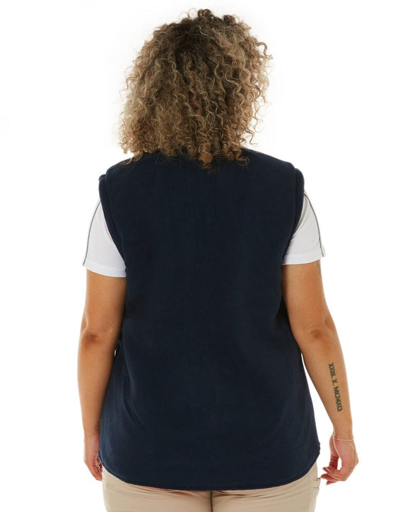 Womens Taped Hi Vis 5 In 1 Rain Jacket - Orange/Navy - AJP Industrial Supplies - bisley - bkl6975 - tt05 - 6