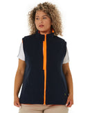 Womens Taped Hi Vis 5 In 1 Rain Jacket - Orange/Navy - AJP Industrial Supplies - bisley - bkl6975 - tt05 - 6
