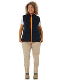 Womens Taped Hi Vis 5 In 1 Rain Jacket - Orange/Navy - AJP Industrial Supplies - bisley - bkl6975 - tt05 - 6