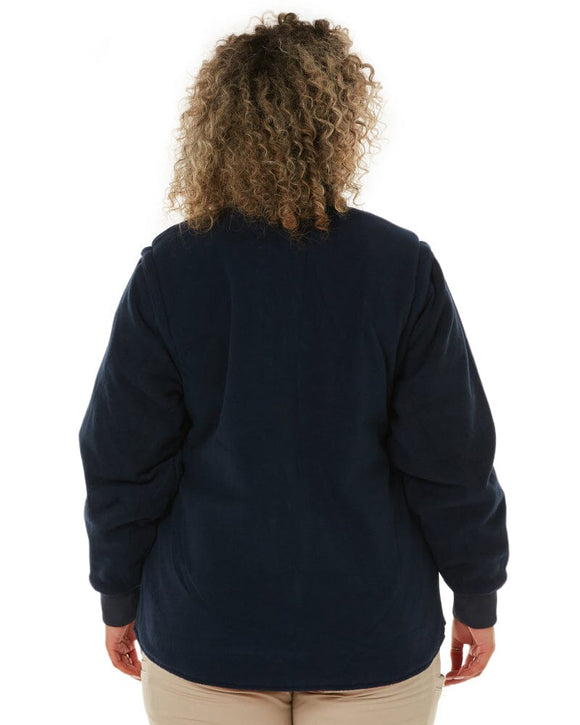 Womens Taped Hi Vis 5 In 1 Rain Jacket - Orange/Navy - AJP Industrial Supplies - bisley - bkl6975 - tt05 - 6