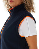 Womens Taped Hi Vis 5 In 1 Rain Jacket - Orange/Navy - AJP Industrial Supplies - bisley - bkl6975 - tt05 - 6
