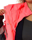 Womens Taped Hi Vis 5 In 1 Rain Jacket - Pink/Navy - AJP Industrial Supplies - bisley - bkl6975 - tt21 - 6