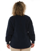 Womens Taped Hi Vis 5 In 1 Rain Jacket - Pink/Navy - AJP Industrial Supplies - bisley - bkl6975 - tt21 - 6