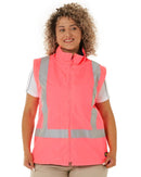 Womens Taped Hi Vis 5 In 1 Rain Jacket - Pink/Navy - AJP Industrial Supplies - bisley - bkl6975 - tt21 - 6