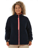 Womens Taped Hi Vis 5 In 1 Rain Jacket - Pink/Navy - AJP Industrial Supplies - bisley - bkl6975 - tt21 - 6