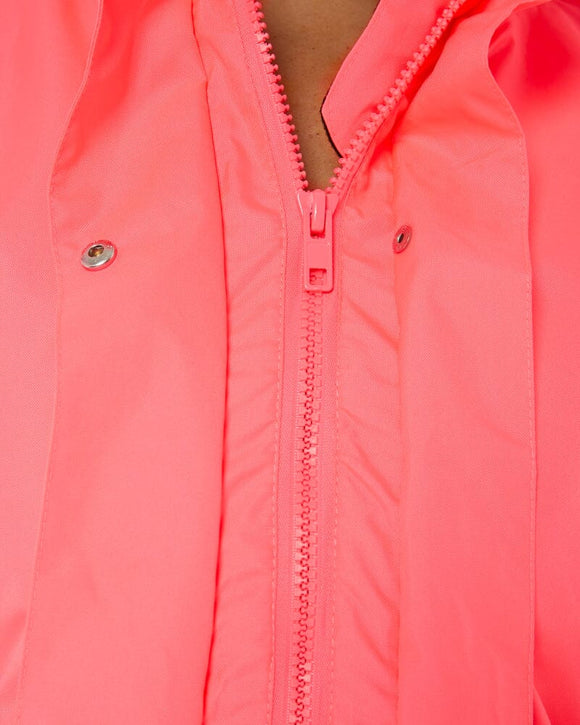 Womens Taped Hi Vis 5 In 1 Rain Jacket - Pink/Navy - AJP Industrial Supplies - bisley - bkl6975 - tt21 - 6