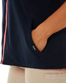 Womens Taped Hi Vis 5 In 1 Rain Jacket - Pink/Navy - AJP Industrial Supplies - bisley - bkl6975 - tt21 - 6