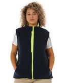 Womens Taped Hi Vis 5 In 1 Rain Jacket - Yellow/Navy - AJP Industrial Supplies - bisley - bkl6975 - tt04 - 6