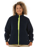 Womens Taped Hi Vis 5 In 1 Rain Jacket - Yellow/Navy - AJP Industrial Supplies - bisley - bkl6975 - tt04 - 6