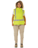 Womens Taped Hi Vis 5 In 1 Rain Jacket - Yellow/Navy - AJP Industrial Supplies - bisley - bkl6975 - tt04 - 6