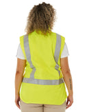Womens Taped Hi Vis 5 In 1 Rain Jacket - Yellow/Navy - AJP Industrial Supplies - bisley - bkl6975 - tt04 - 6